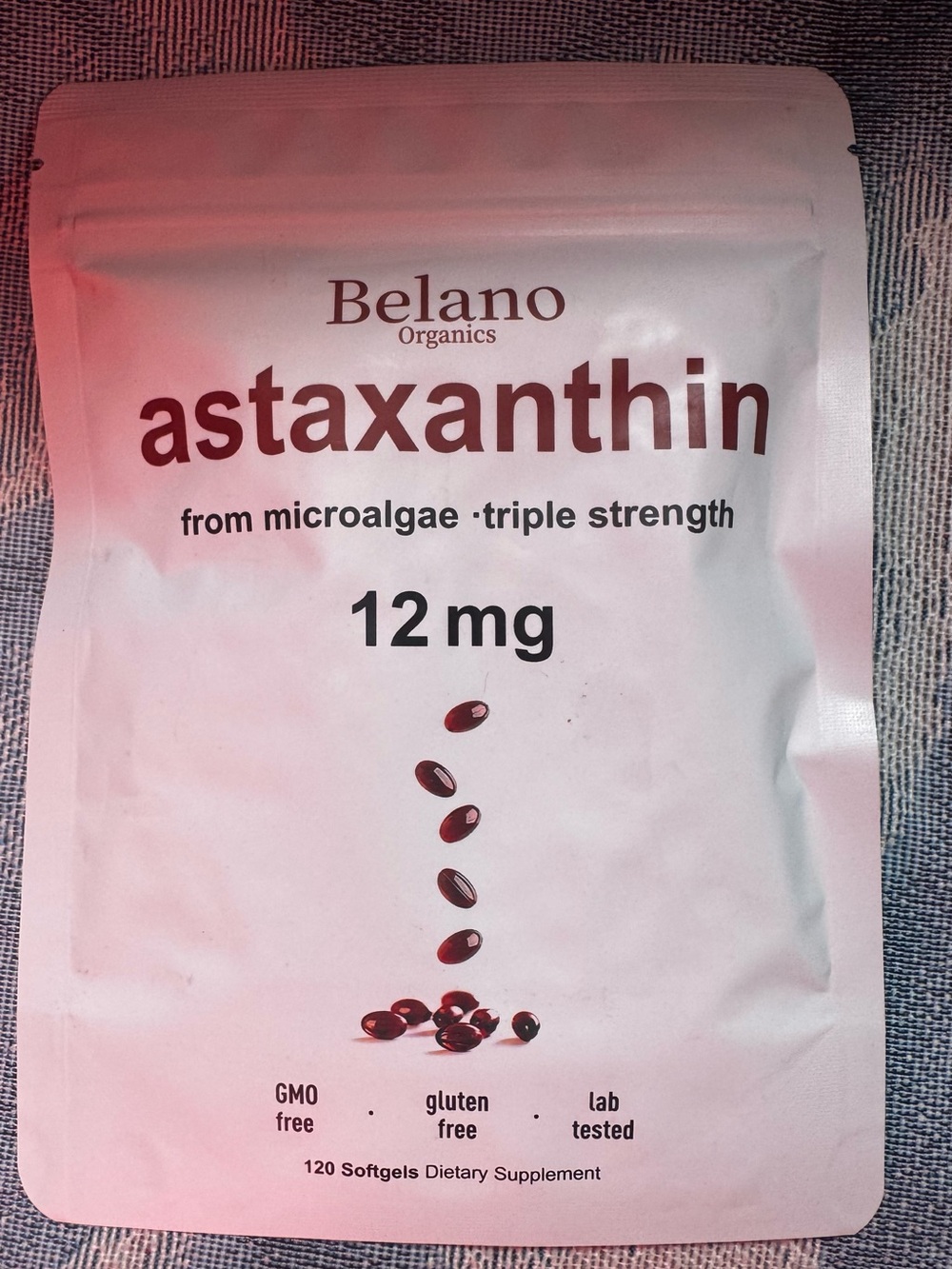Astaxanthin 12 mg - Red Softgels